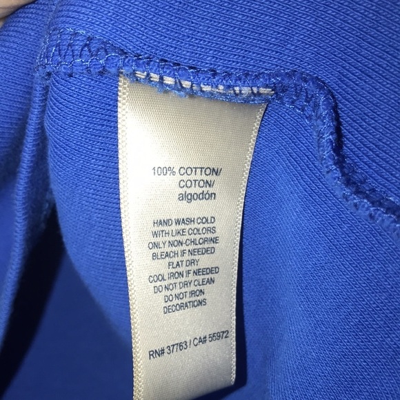 Rafaella Blue Embellished Blouse XLP - Picture 4 of 5